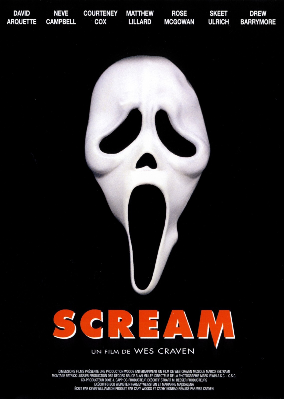 Ghostface mask from Scream, the October 14 trivia theme